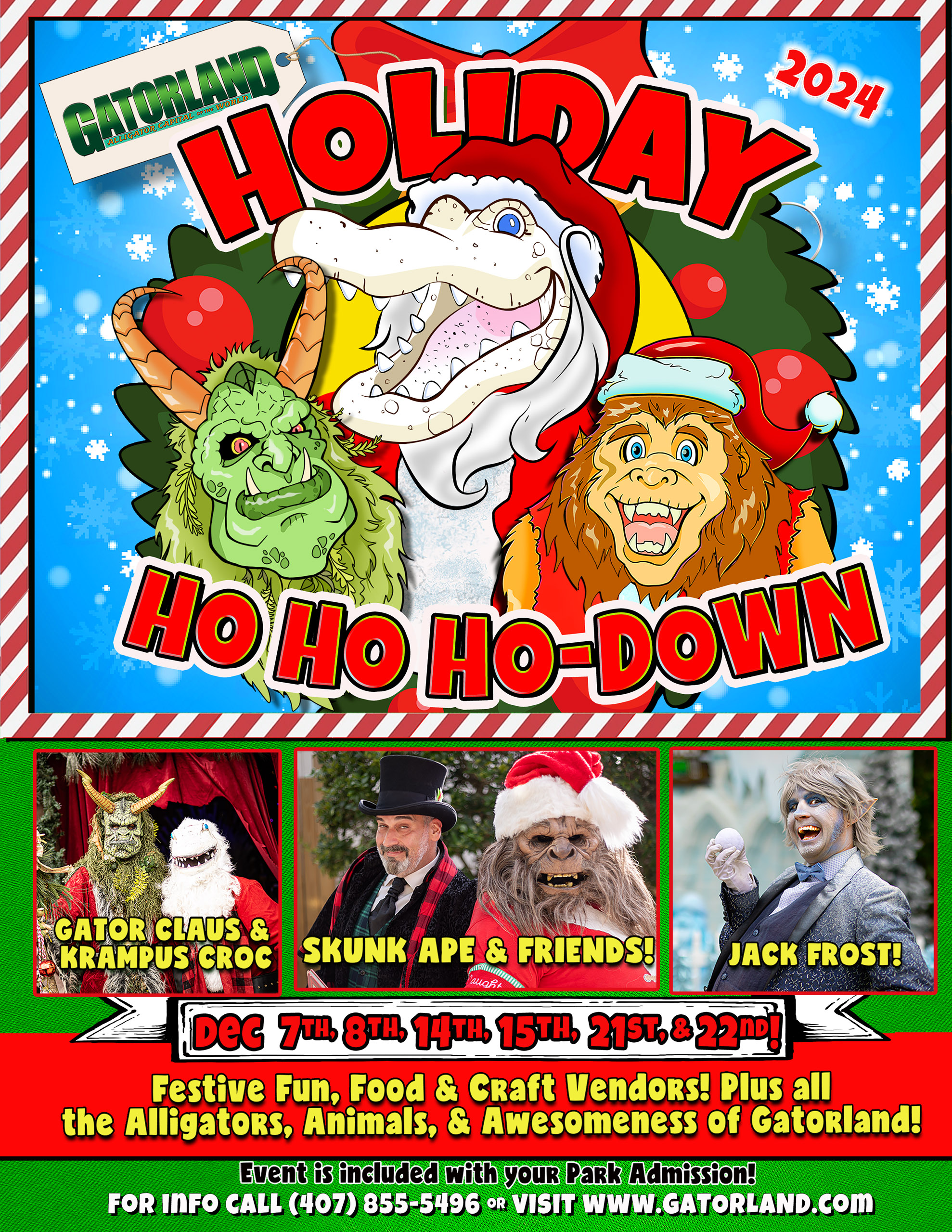 Gatorland's Holiday Ho Ho Ho-Down 2024